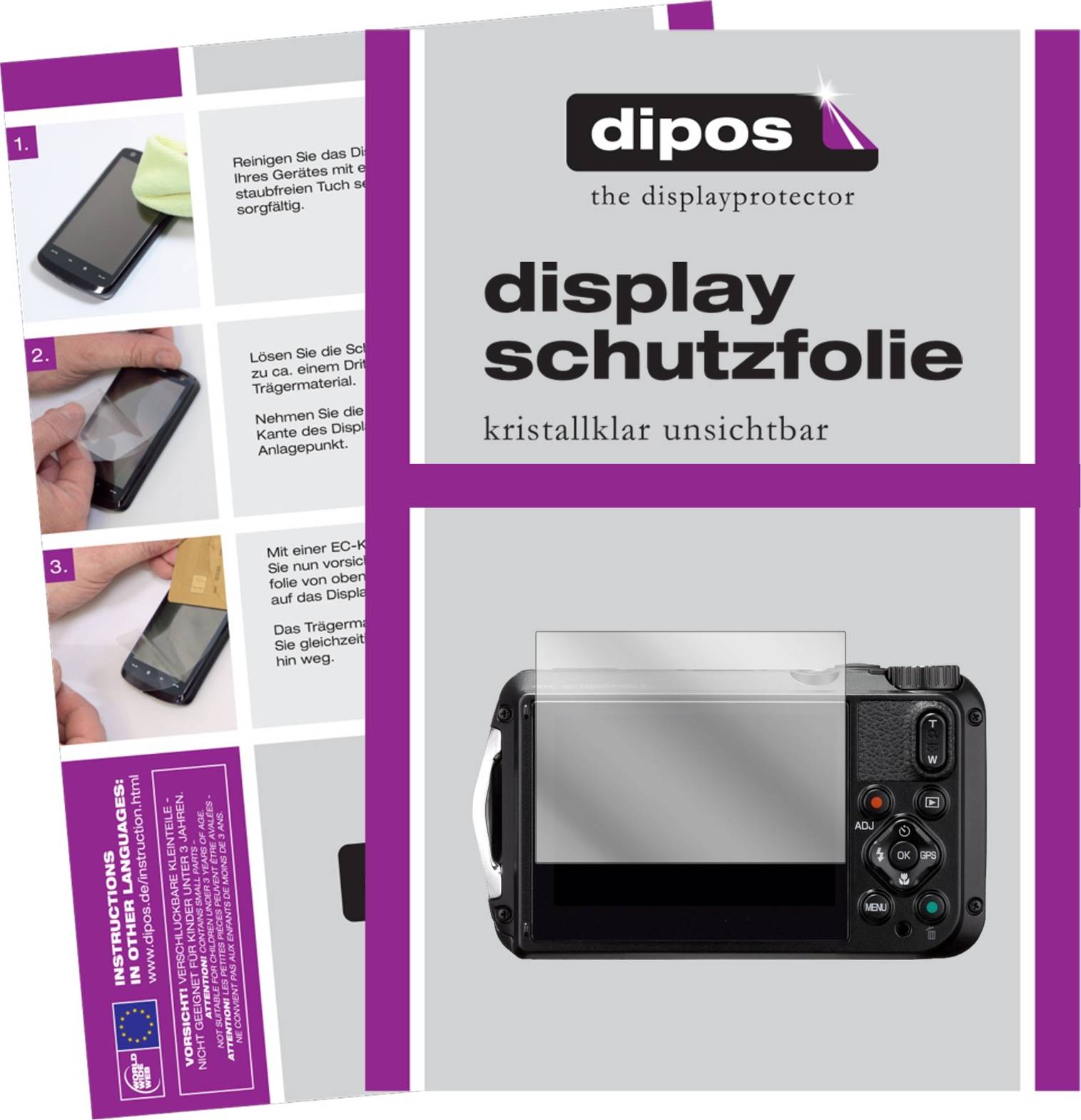 Dipos Screen Protector For Ricoh WG-6 Crystal Clear