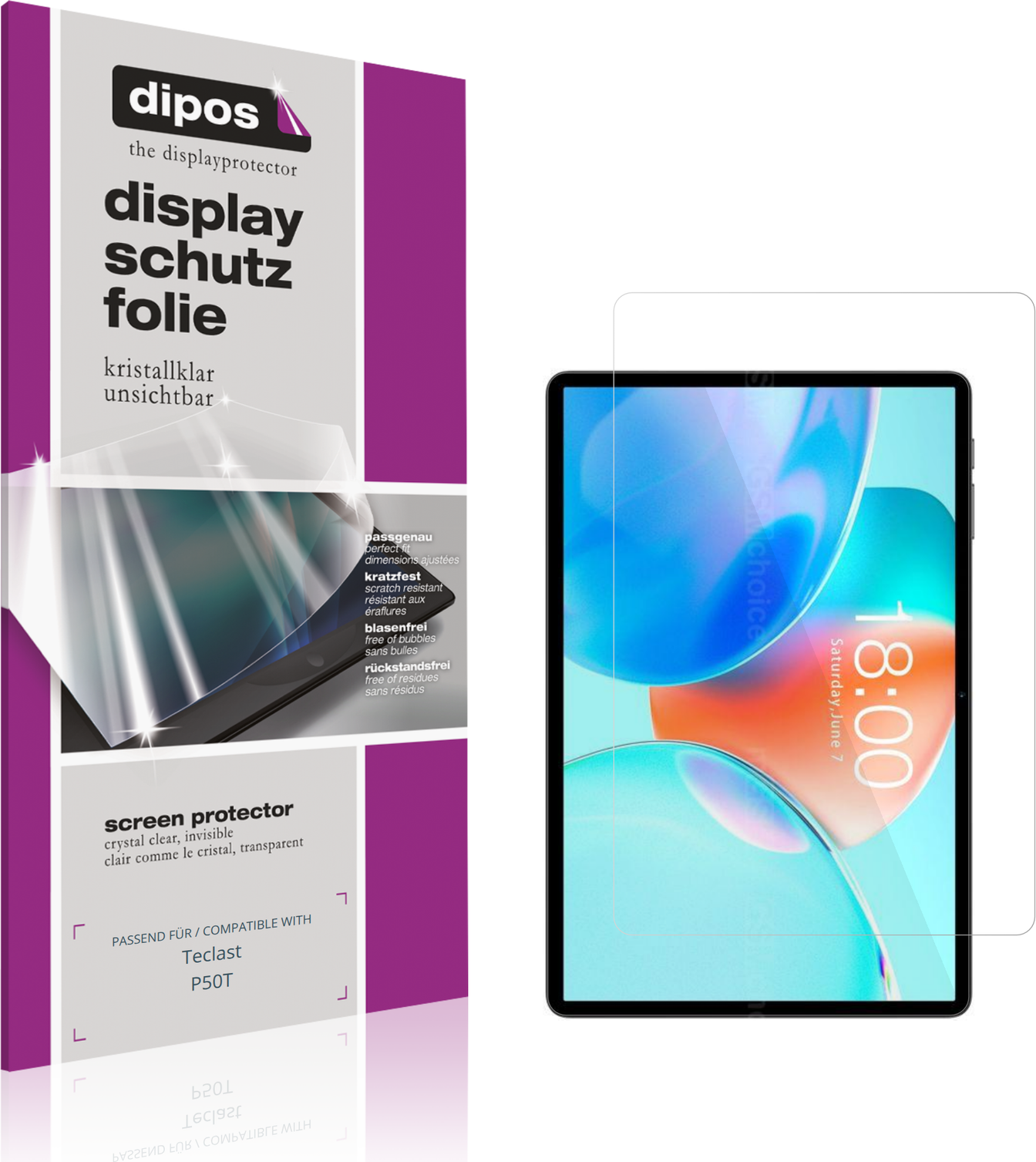 Dipos Screen Protector For Teclast P50t