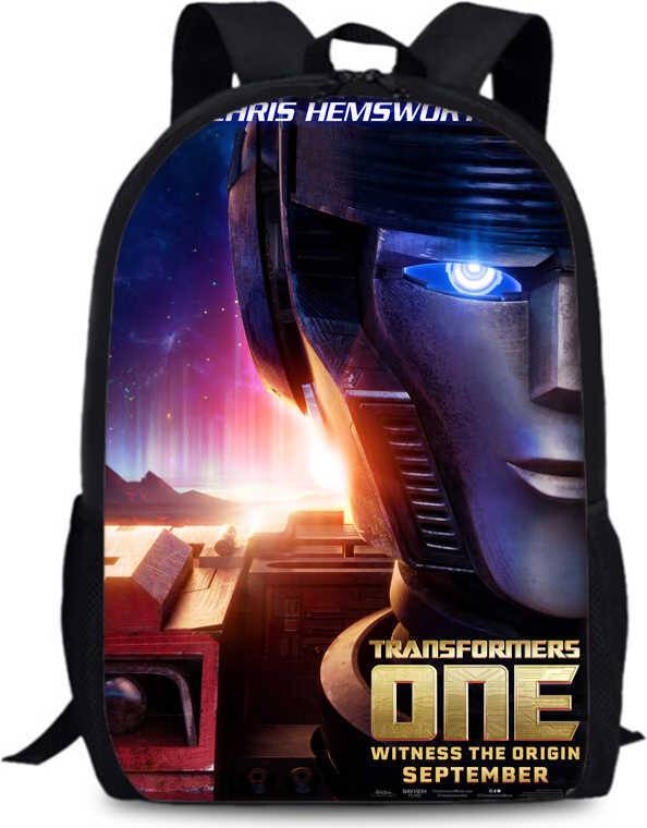 Transformers one Fancy Dress RYWOLT Transformers One 15 Inch School Backpack With Custom Print Pattern