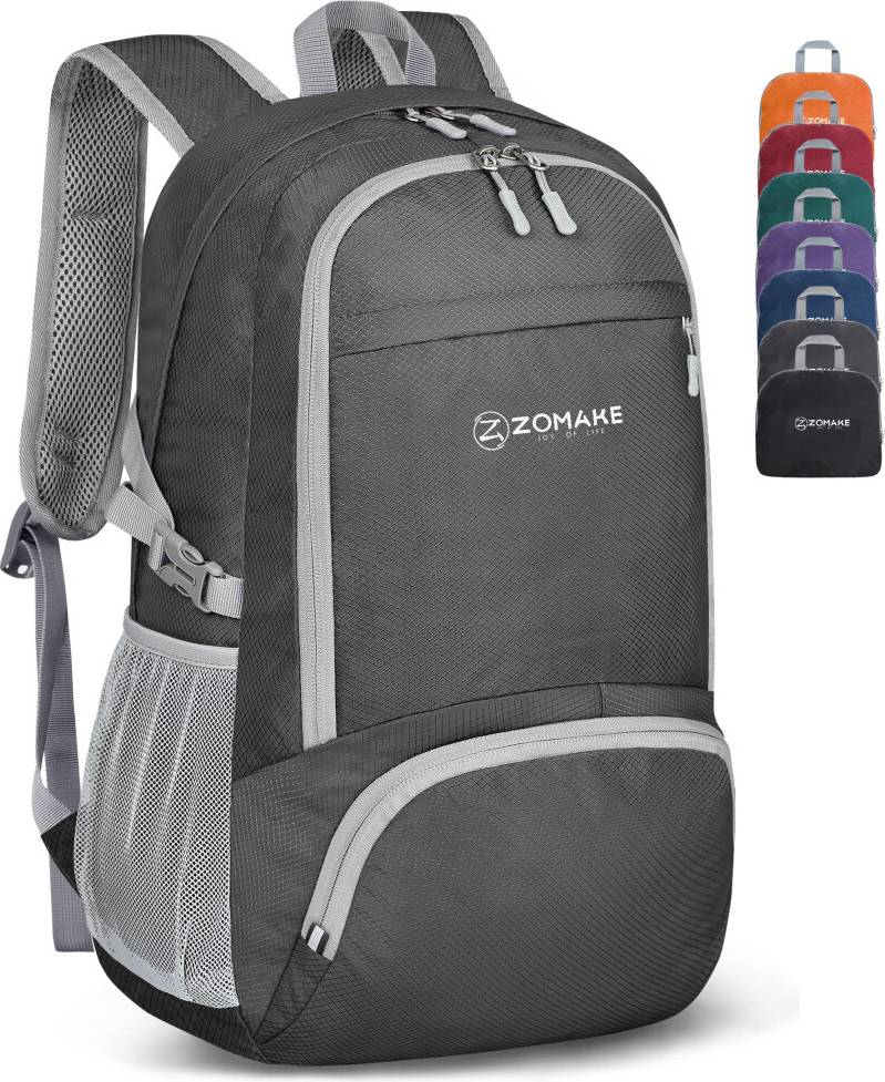 Zomake Lightweight Foldable Backpack Rucksack 30L - Ultralight