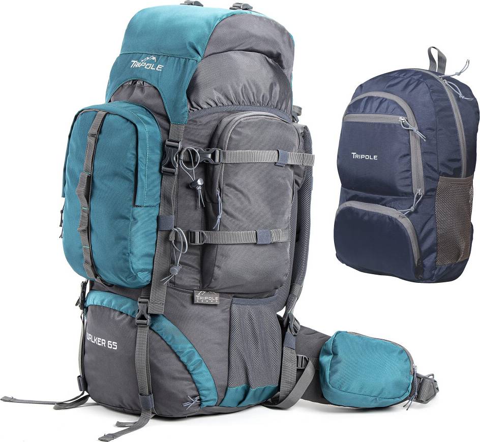 Walker Hiking Backpack Waterproof Travel Rucksack With Internal Frame Rain