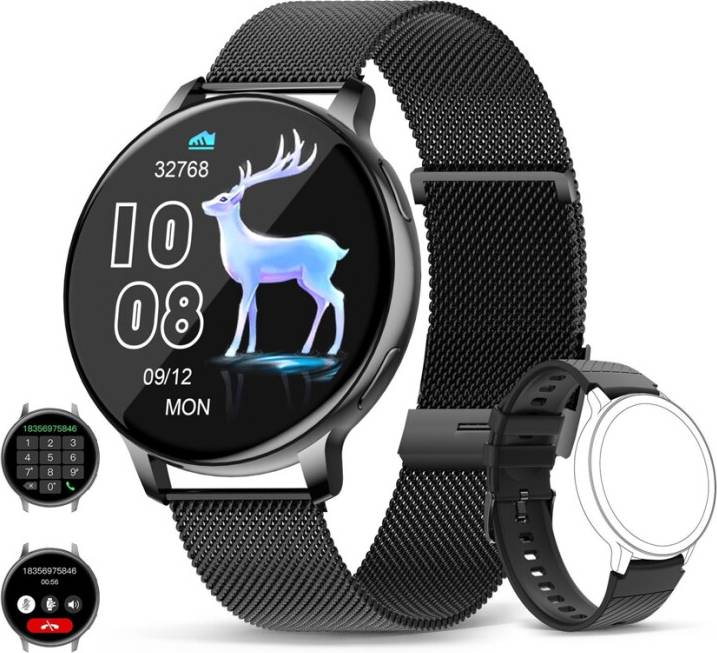 Veanxin Smartwatch with Call Function 1.39 Inch Screen