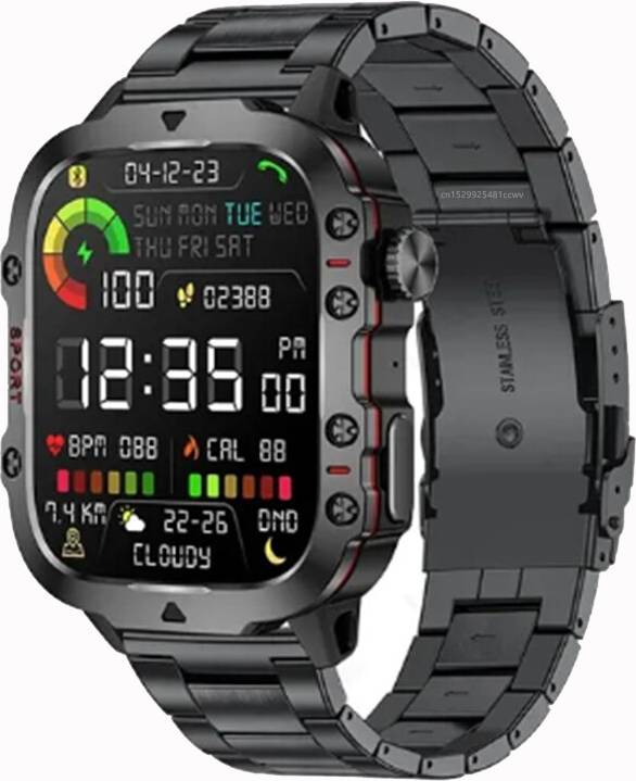 STOYOTU Smart Watch 1.96 Inch Large Screen