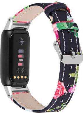 Fitbit Luxe Top Layer Cowhide Watch Strap Roses