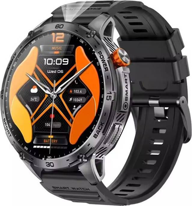STOYOTU Smart Watch 1.75 Inch Amoled Screen LED Flashlight