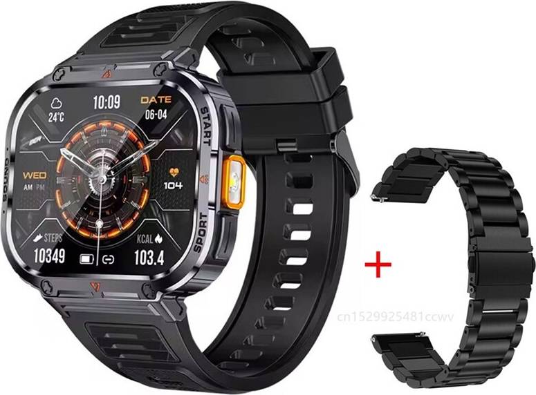 STOYOTU Smart Watch 2 Inch Ultra Large Screen LED Light