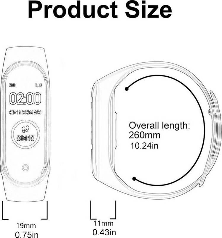 M4 Smartwatch - Red