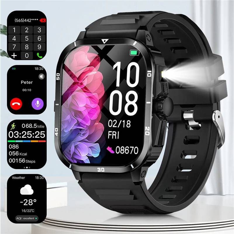 STOYOTU Smartwatch Android IOS Bluetooth Call