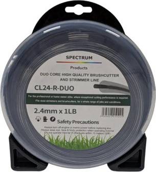 Strimmer wire Spectrum Cl27-R-Duo 2.7mm Round Strimmer Line