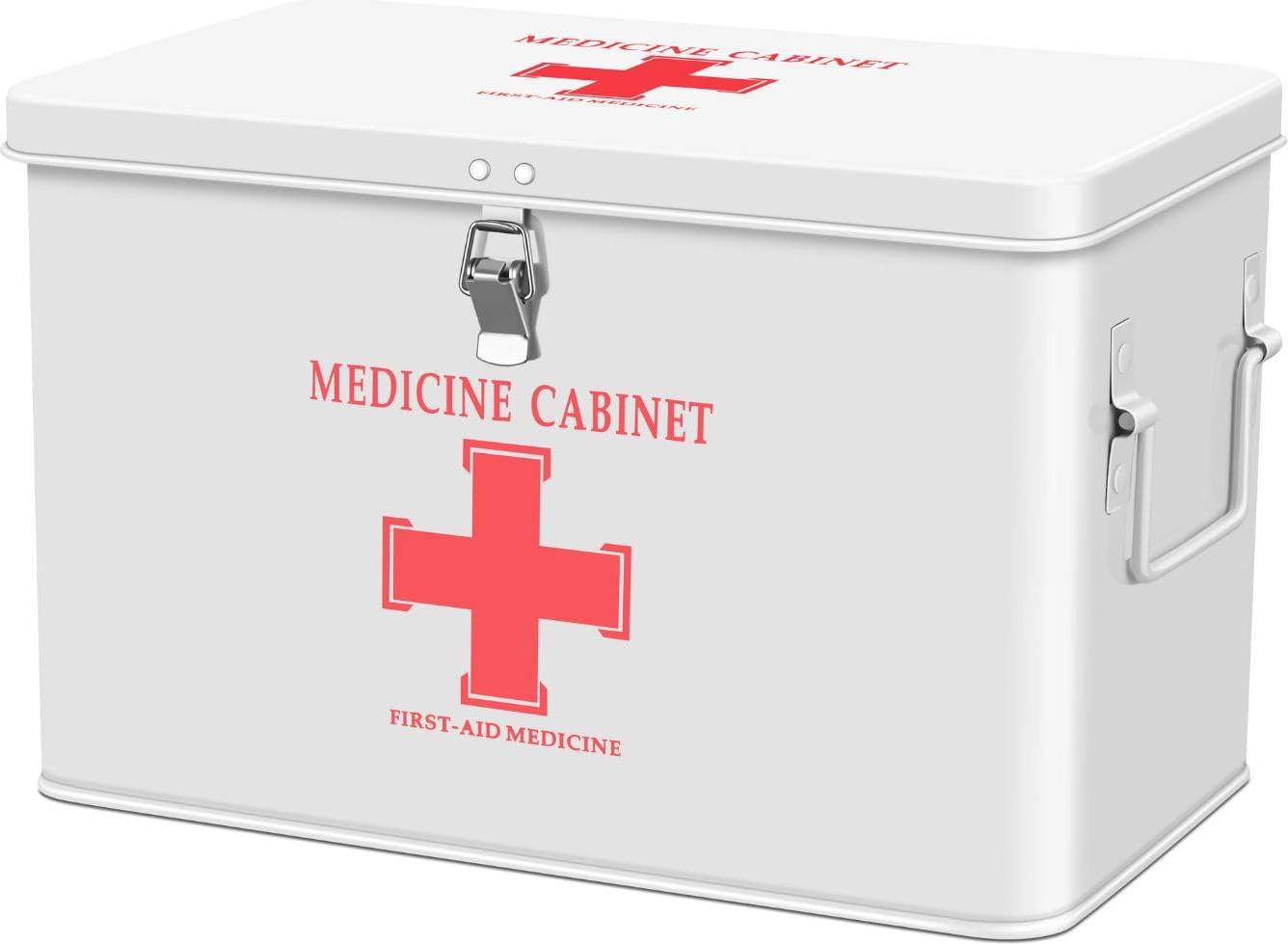 Flexzion First Aid Box Organizer 13 Inch
