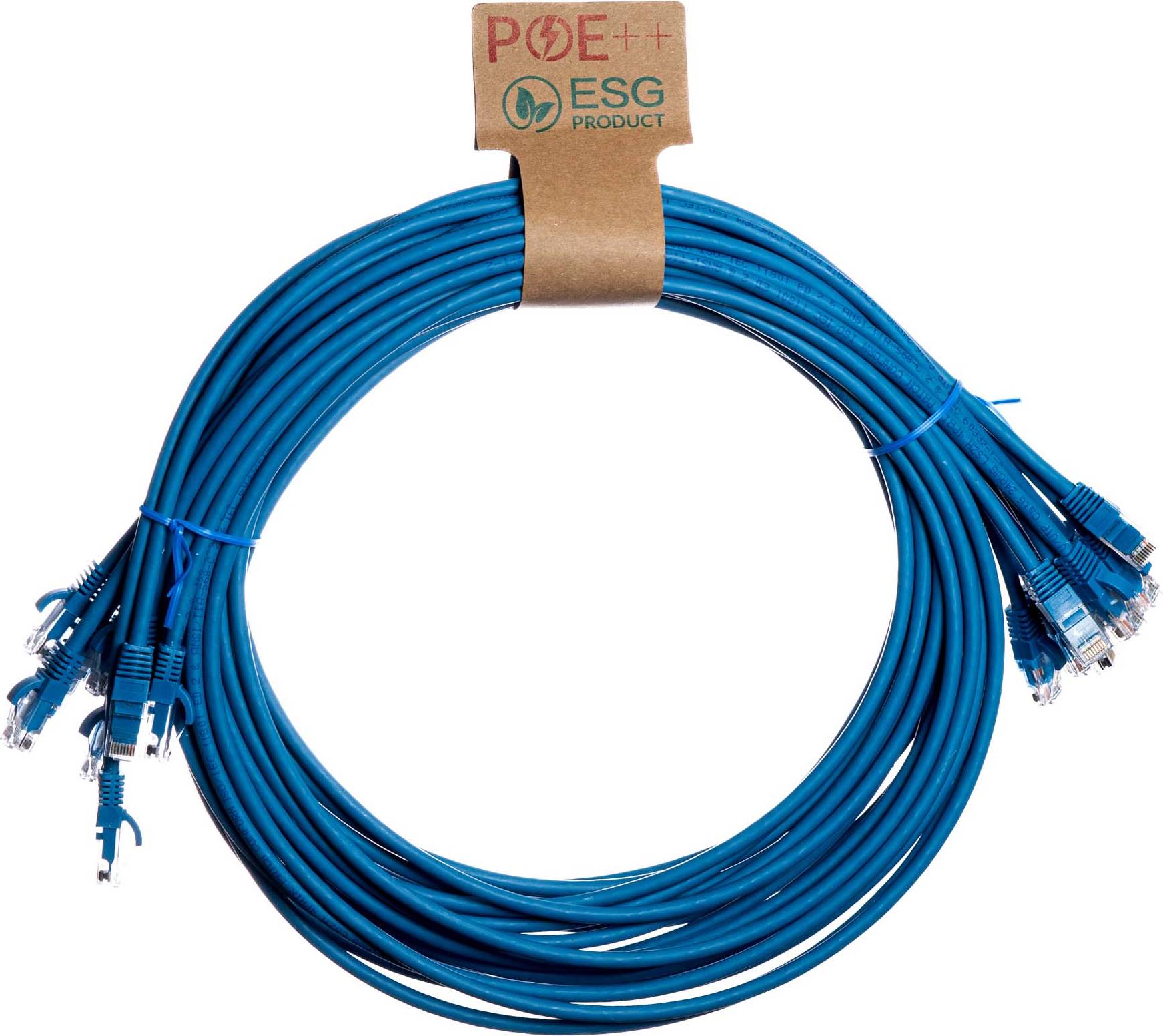Cablenet Cat6e U/UTP LSZH RJ45-RJ45 Patch Lead 1 m - Blue