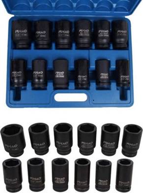 B&Q 3 4 Inch Drive Deep Impact Socket Set 24mm 41mm Socket Bit