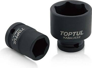 Toptul 15 mm Flank Impact Socket Square Drive Socket Bit