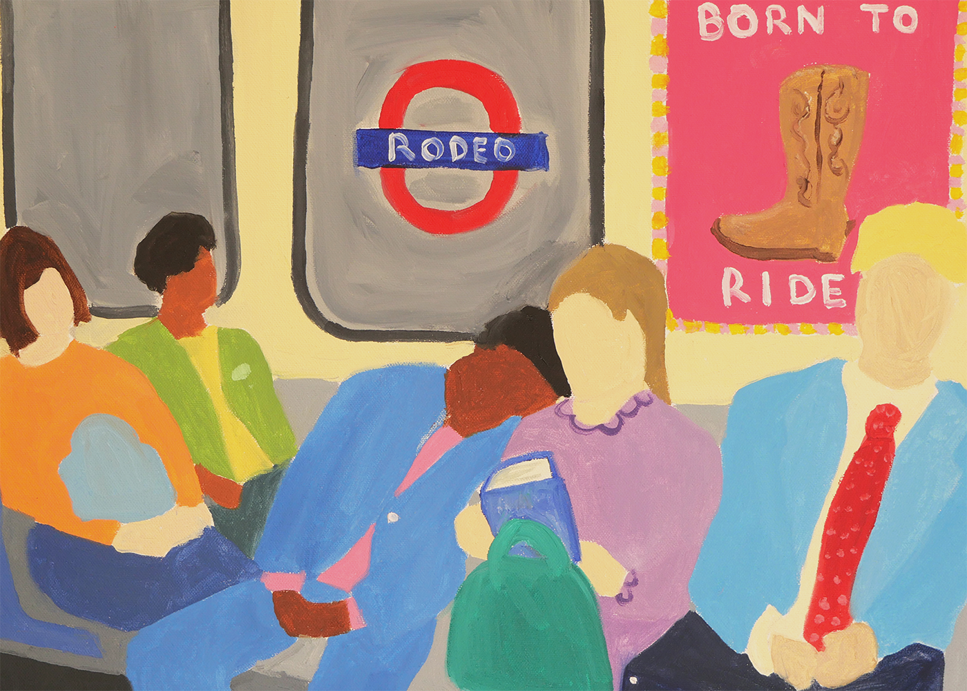 Paper Collective Rush Hour 140x100 cm Born To Ride Poster