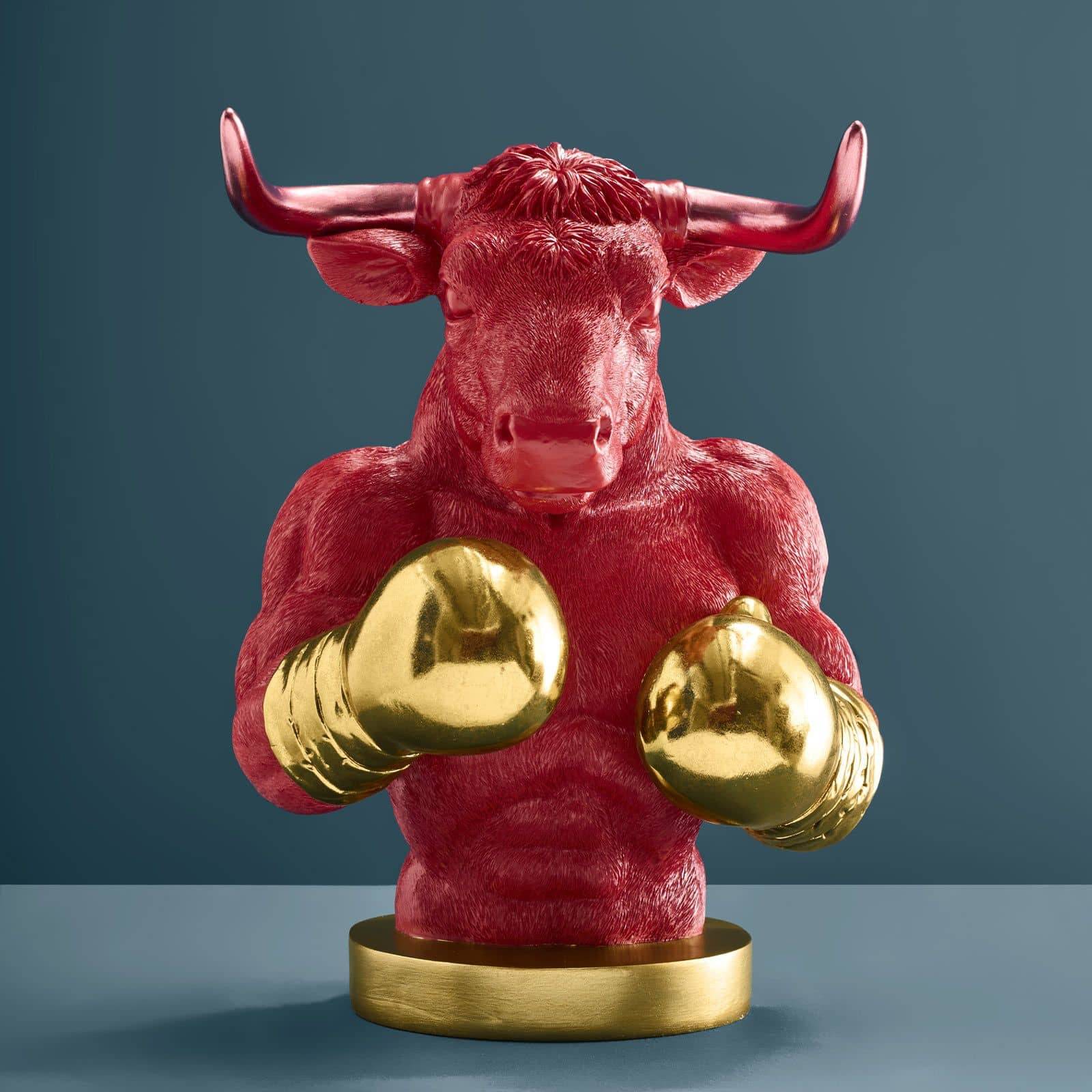 WERNS Money Box Bull Randy Red Gold