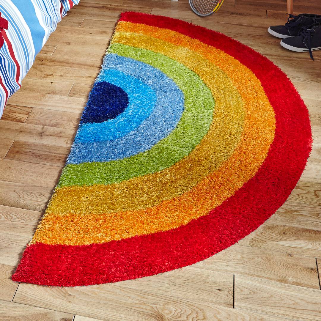 Think Rugs Hong Kong Rainbow Area Rug