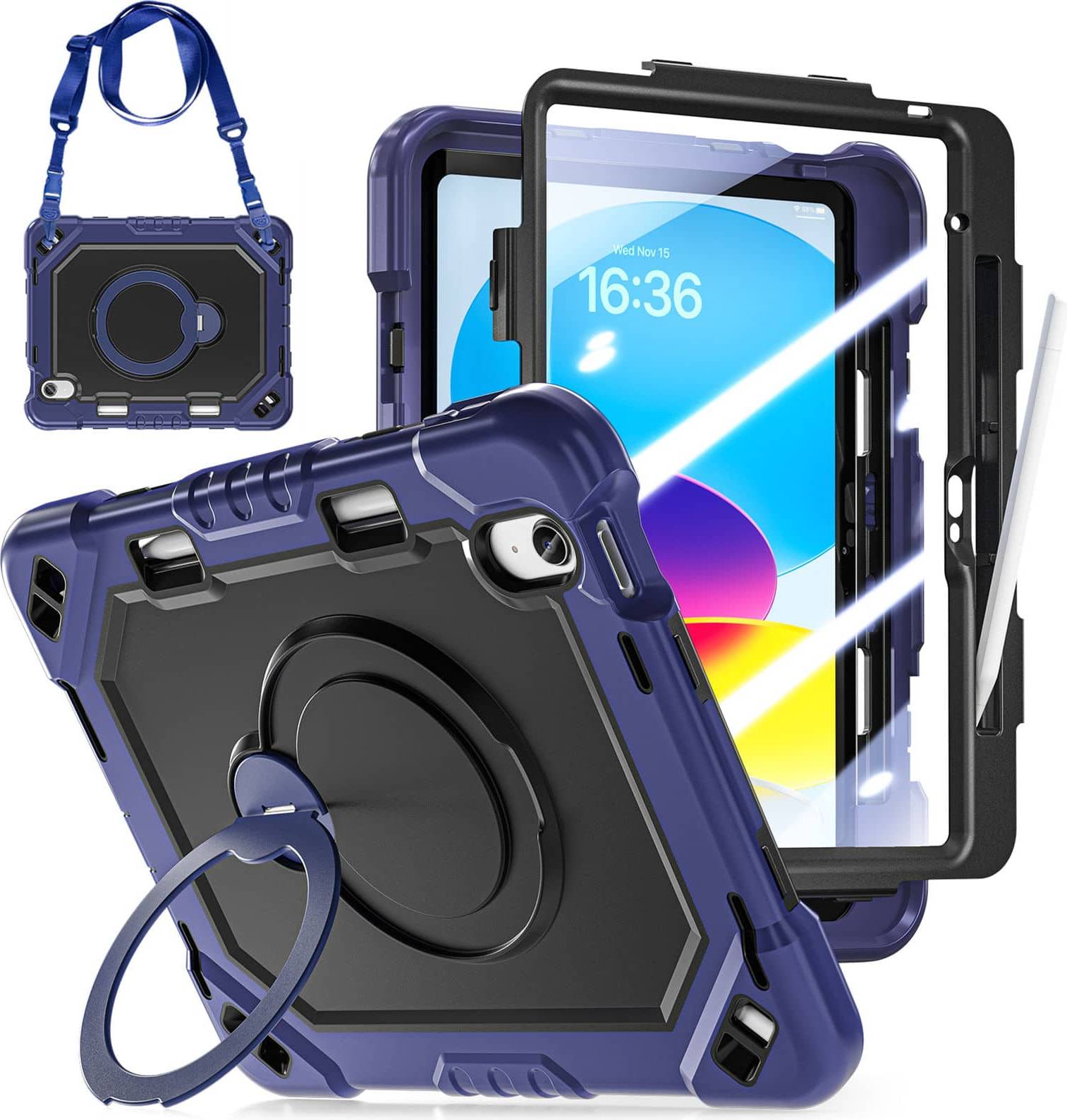 Dteck Case Built-in Screen Protector iPad 11 Inch