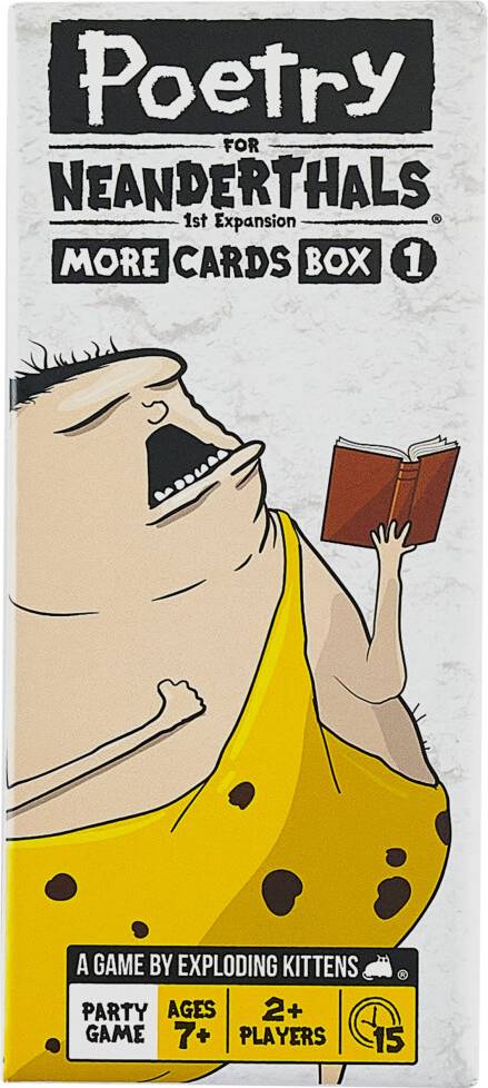 Exploding Kittens Poetry for Neanderthals Expansion Pack