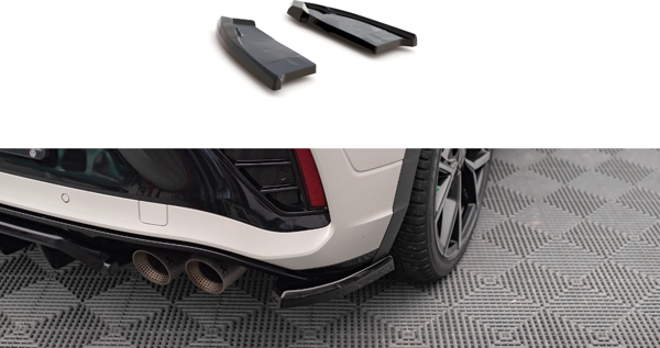 Maxton Rear Side Splitters Volkswagen T-Roc R Mk1