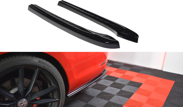 Maxton Rear Side Splitters V.1 VW Golf 7 R Variant Facelift