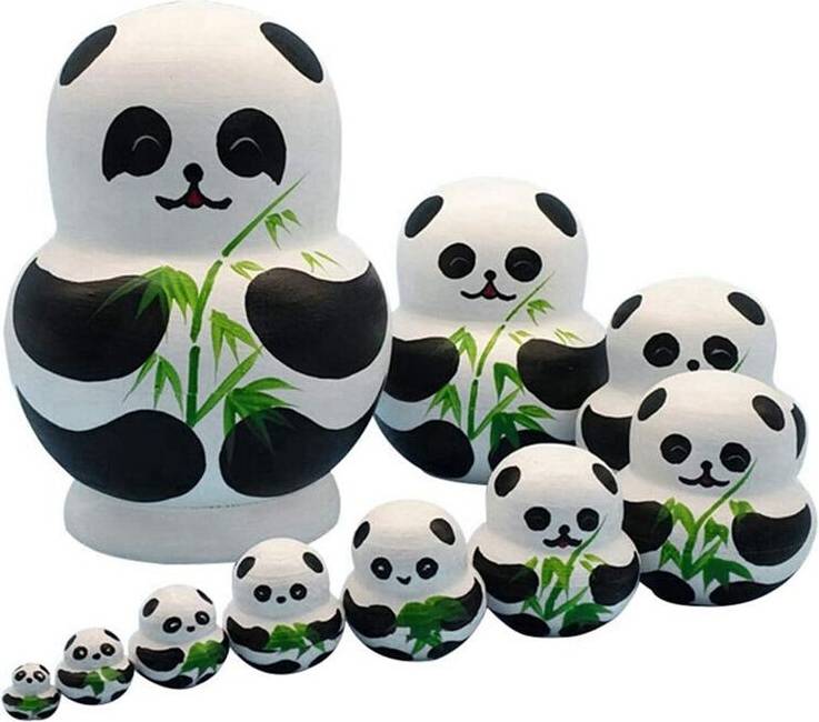 Istovo 10 Layers Stackable Nesting Doll Set