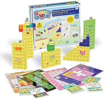 Learning Resources Mathlink Cubes Numberblocks Activity Set 31-40