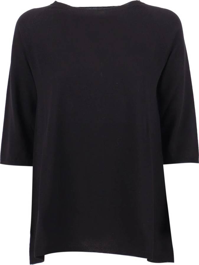 Girocollo Seamless Rasato Linea Bluser Skjorter - Sort
