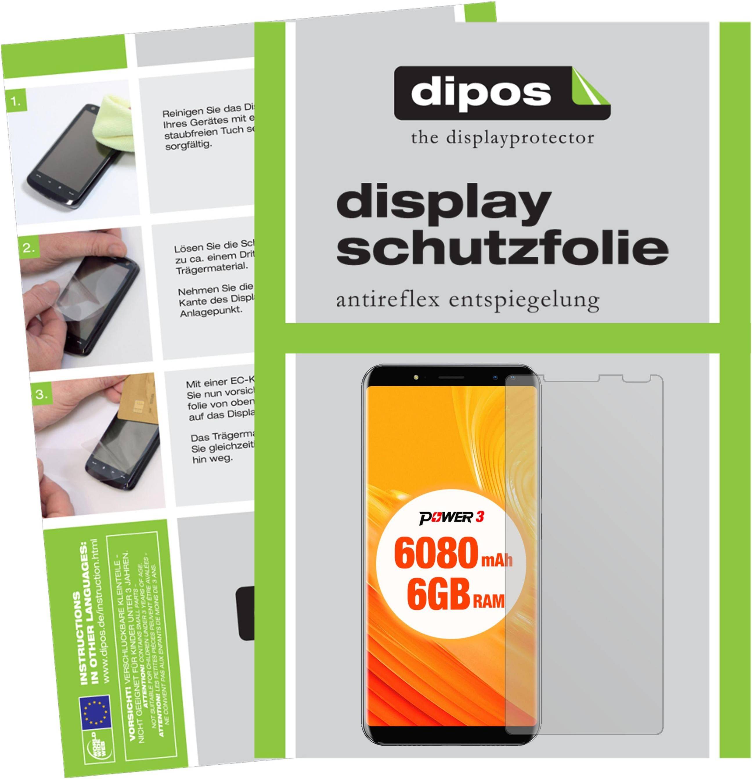 Dipos Screen Protector For Ulefone Power 3