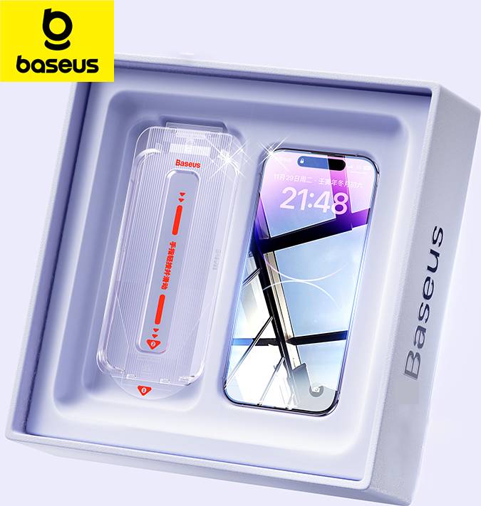 Iphone glass screen protector Baseus Corning Tempered Glass Screen Protector iPhone