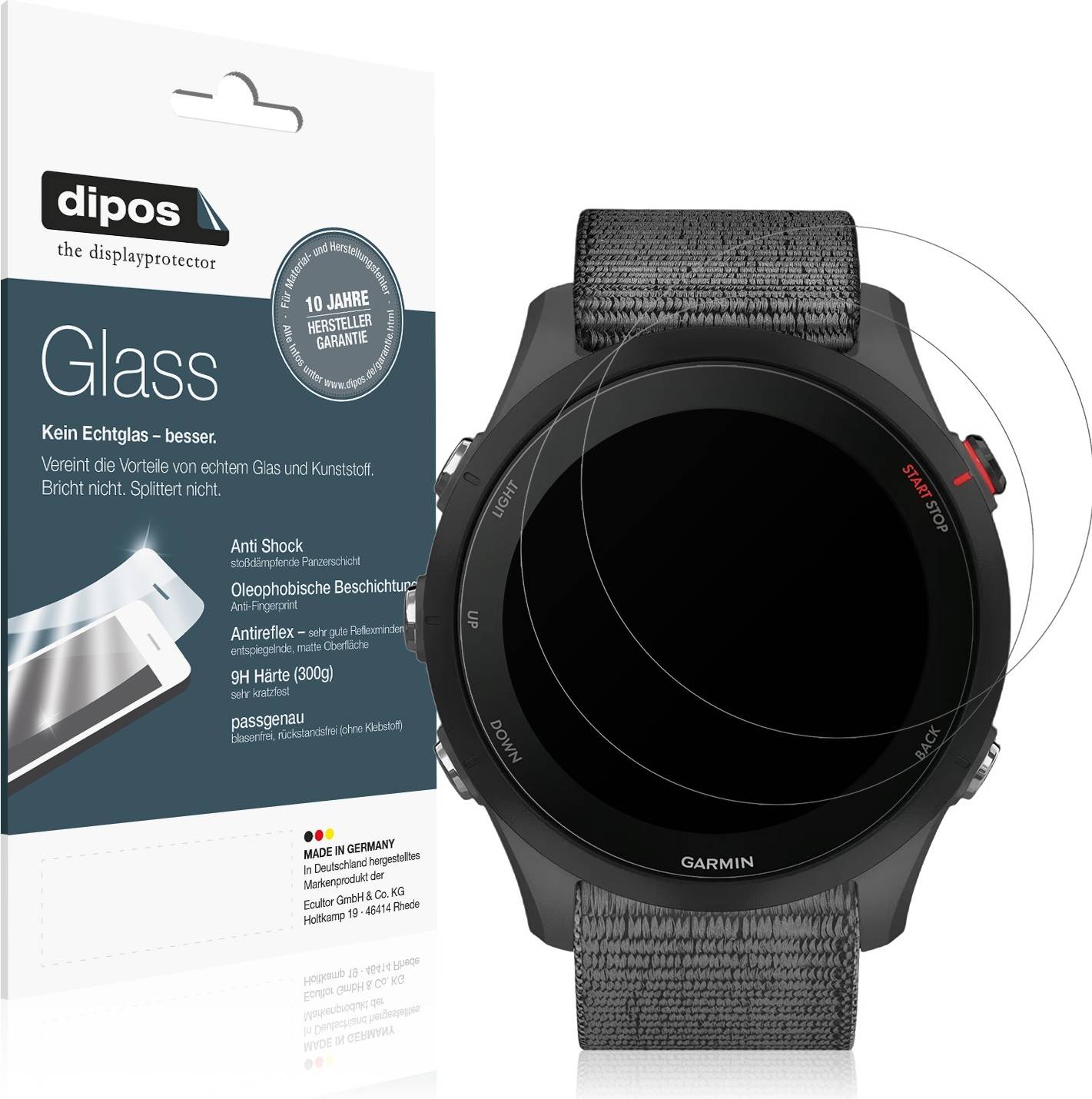 Garmin forerunner 255 Dipos Screen Protector For Garmin Forerunner 255 Matte