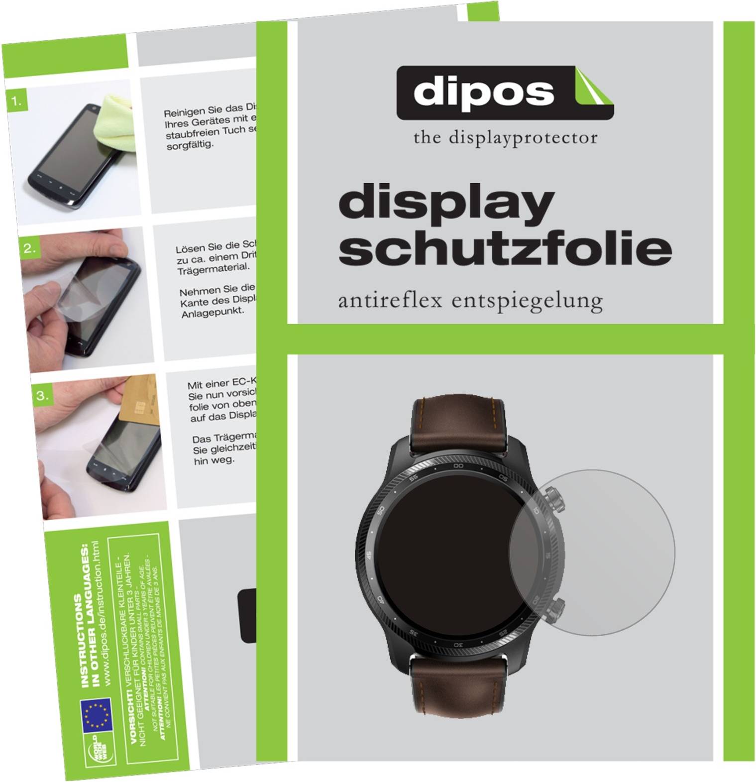 Dipos Screen Protector For Ticwatch Pro X