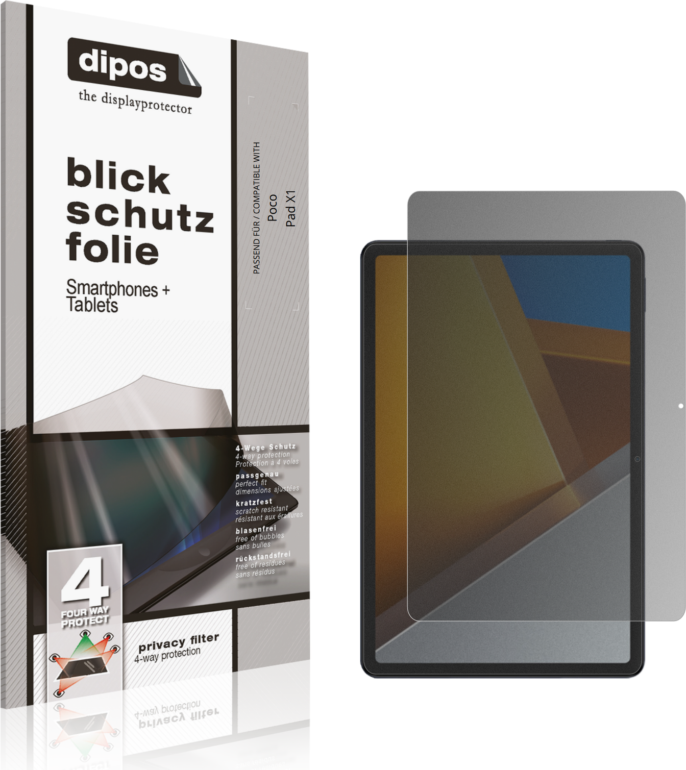 Dipos Screen Protector For Poco Pad X1 Privacy Filter