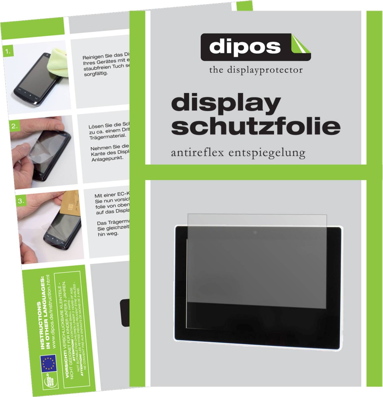 Dipos Screen Protector For 2.4 Inch 49 X 37 Mm