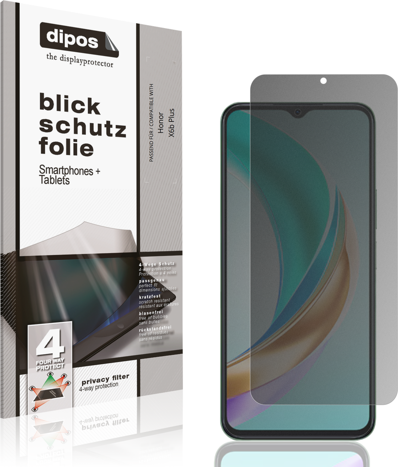 Dipos Screen Protector For Honor X6b Plus Privacy Filter