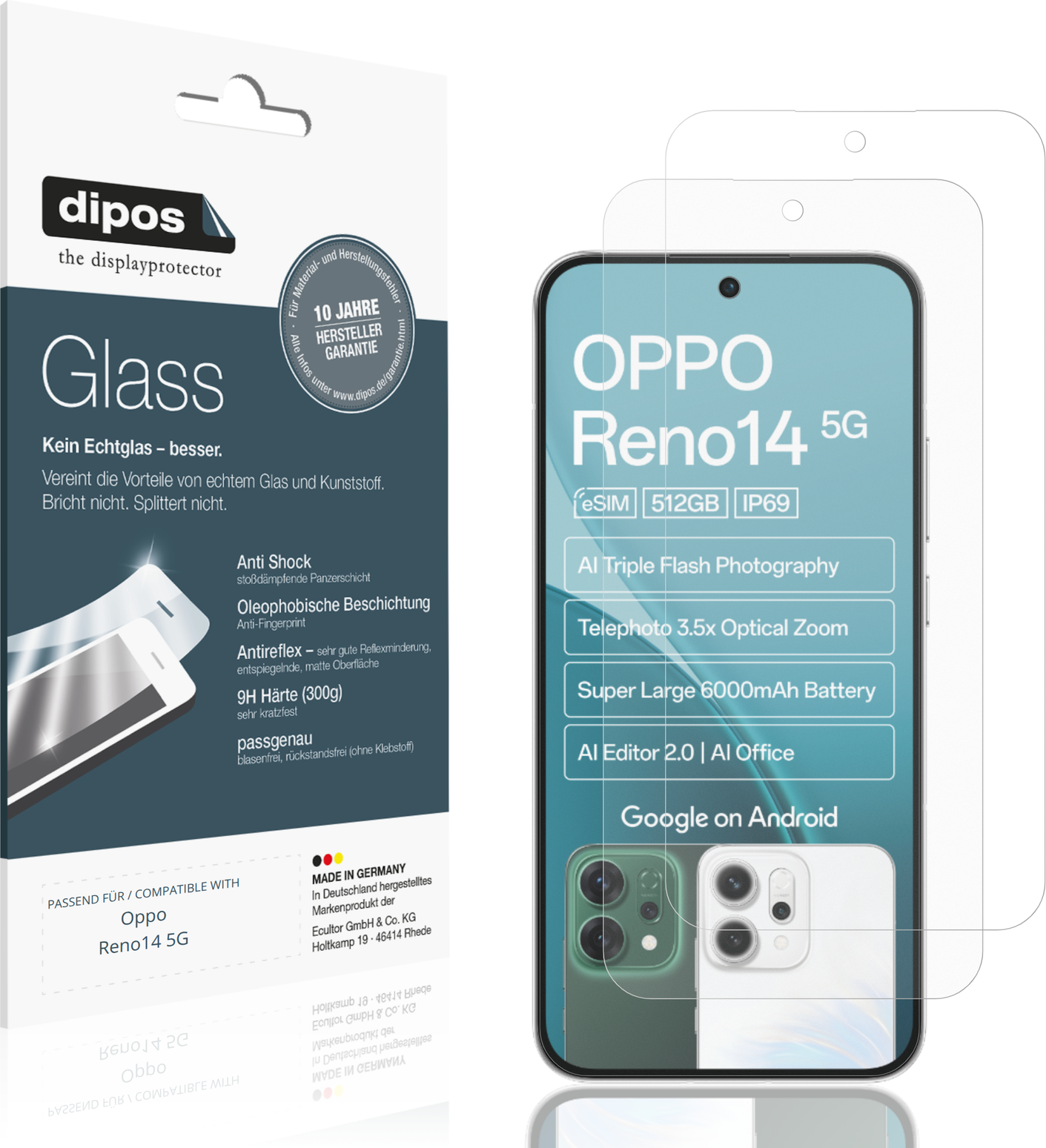 Oppo reno14 Dipos Screen Protector For Oppo Reno14 5G Matte
