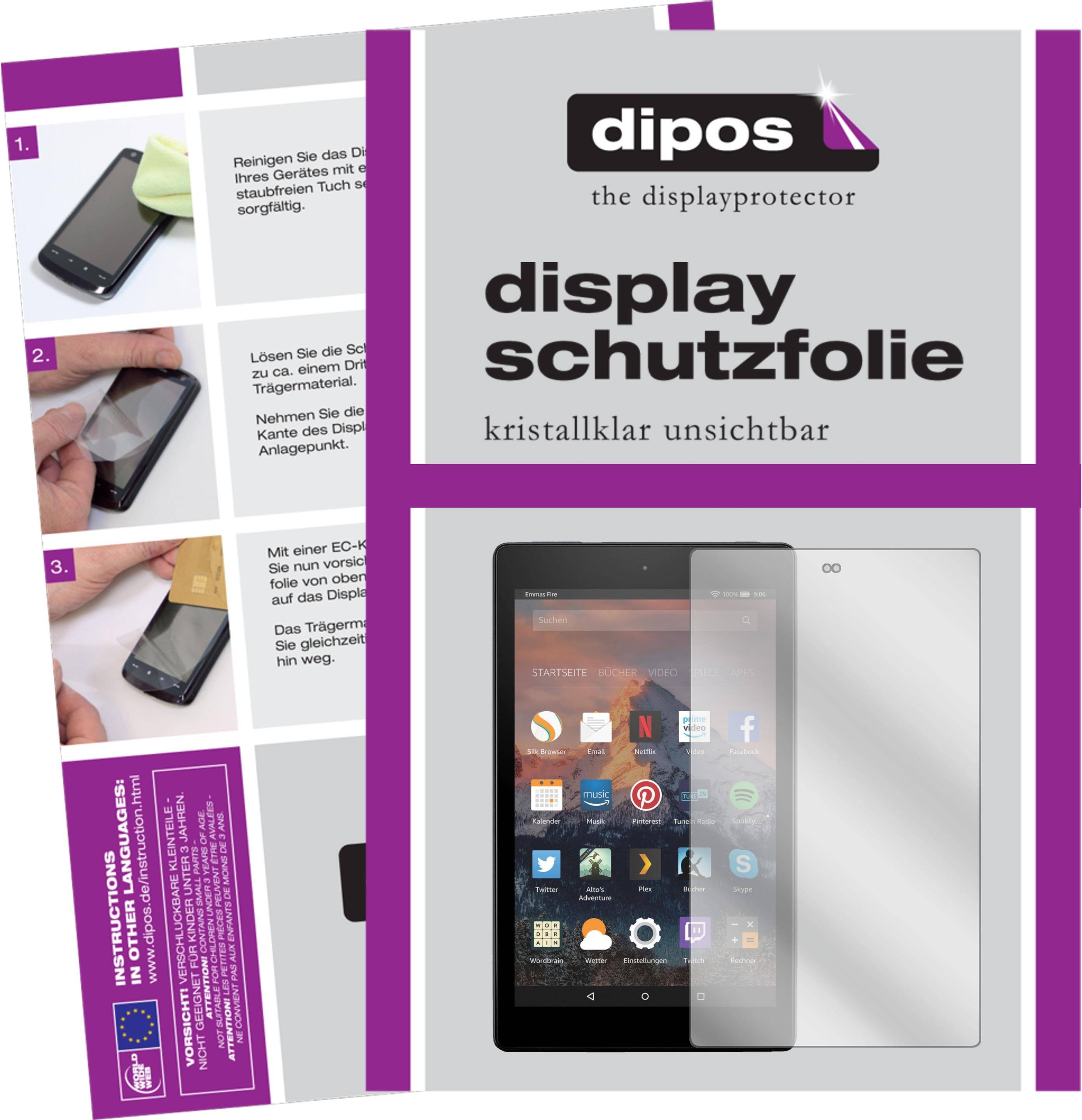 Dipos Screen Protector For Fire Hd 8 Plus 2020