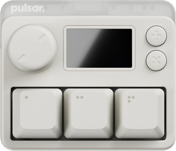 Pulsar Lab XPAD Mini Hall Effect Keypad - White