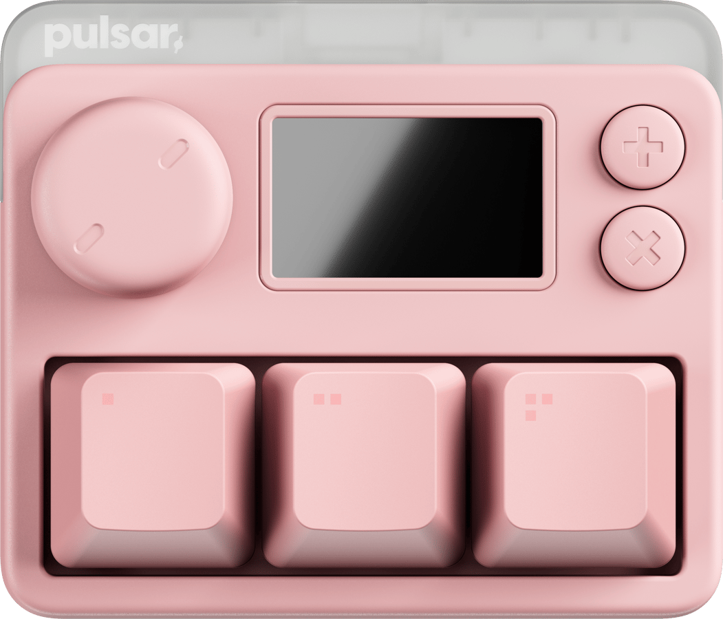 Gaming tangentbord mini Pulsar Lab XPad Mini Pink Gaming Keyboard