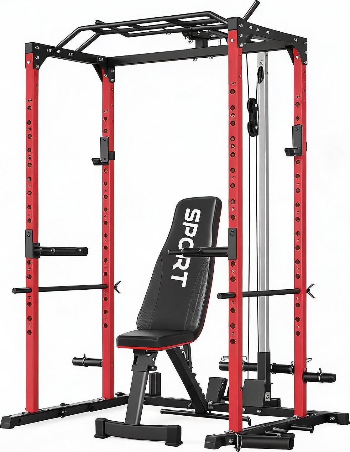 Squat rack Gaomon Power Cage Squat Rack 1200Lbs