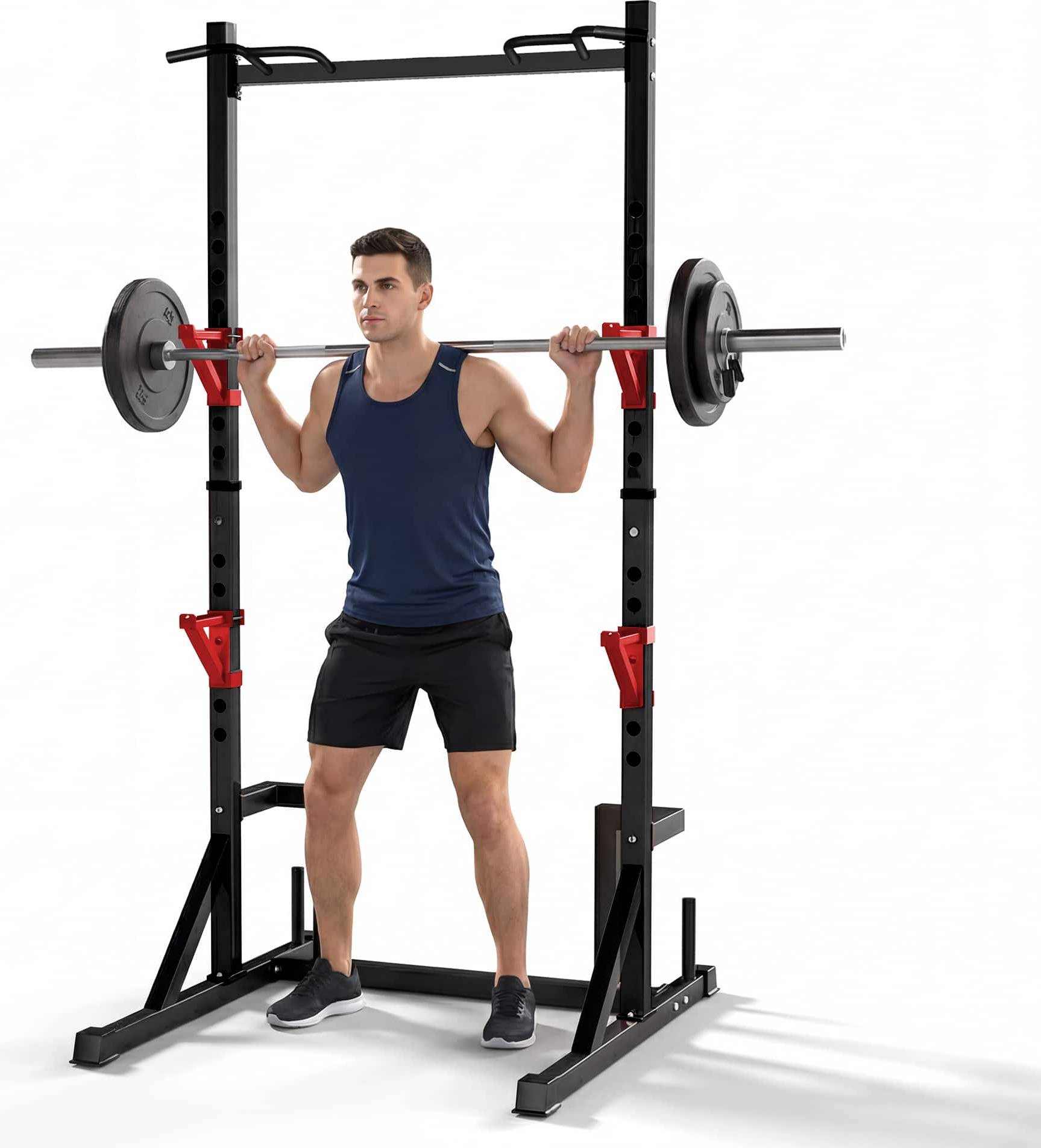 Power rack Brick Attic 700LB Height Adjustable Power Rack