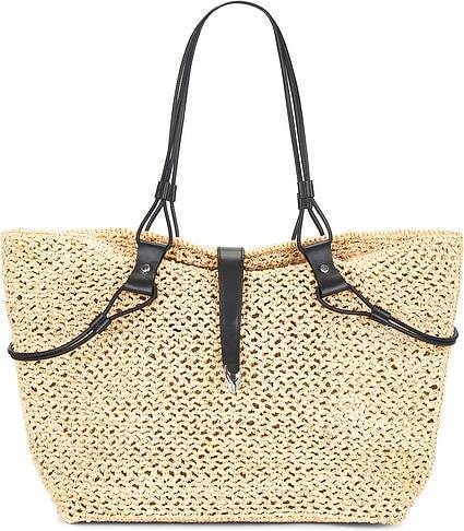 IRO Handtasche Lasso Rafia - Neutral