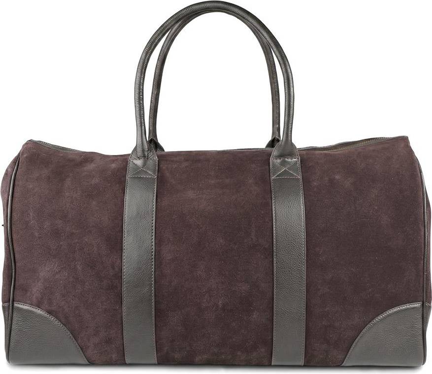 Jones Bootmaker Weekend Bag Chocolate Suede
