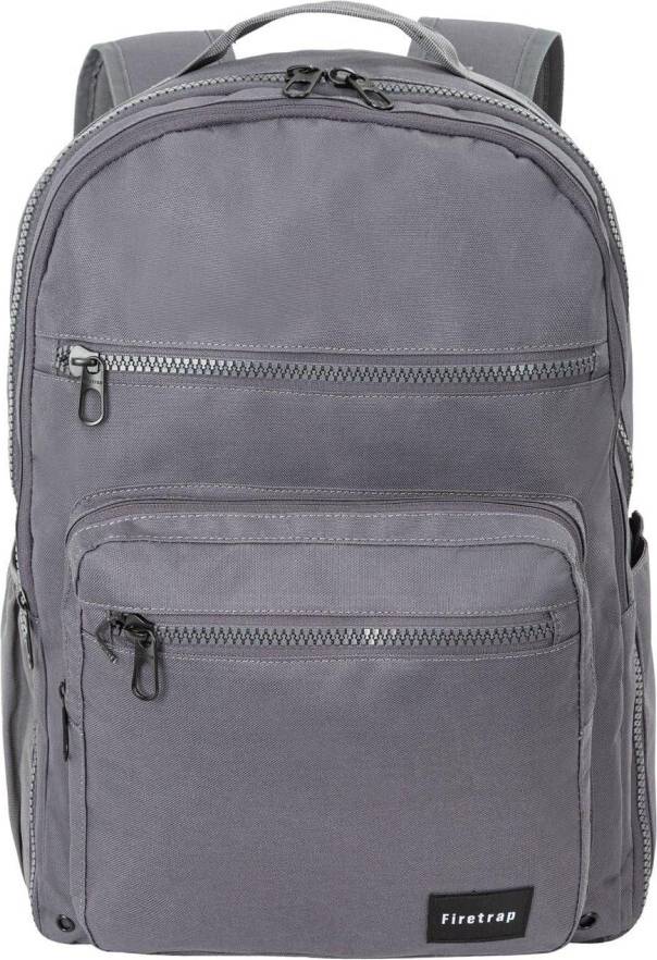 Firetrap City Logo Polyester Backpack - Grey