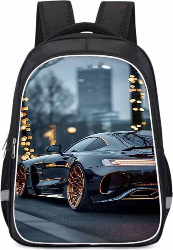 RYWOLT Oxford Fabric Racing Car Backpack Style C