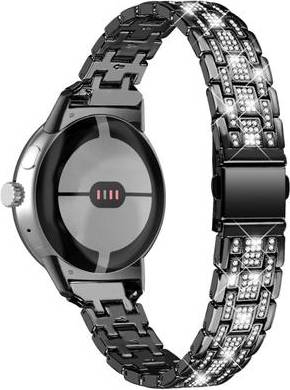 Google Pixel Watch Rhinestone Strap Black