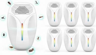 B&Q 6 Pcs Ultrasonic Pest Repeller Insect Rodent Control 6pcs