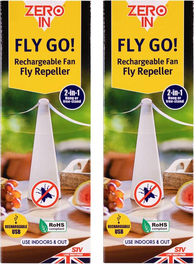 Zero In Fly Repellent Fan 2 Pack 2pcs