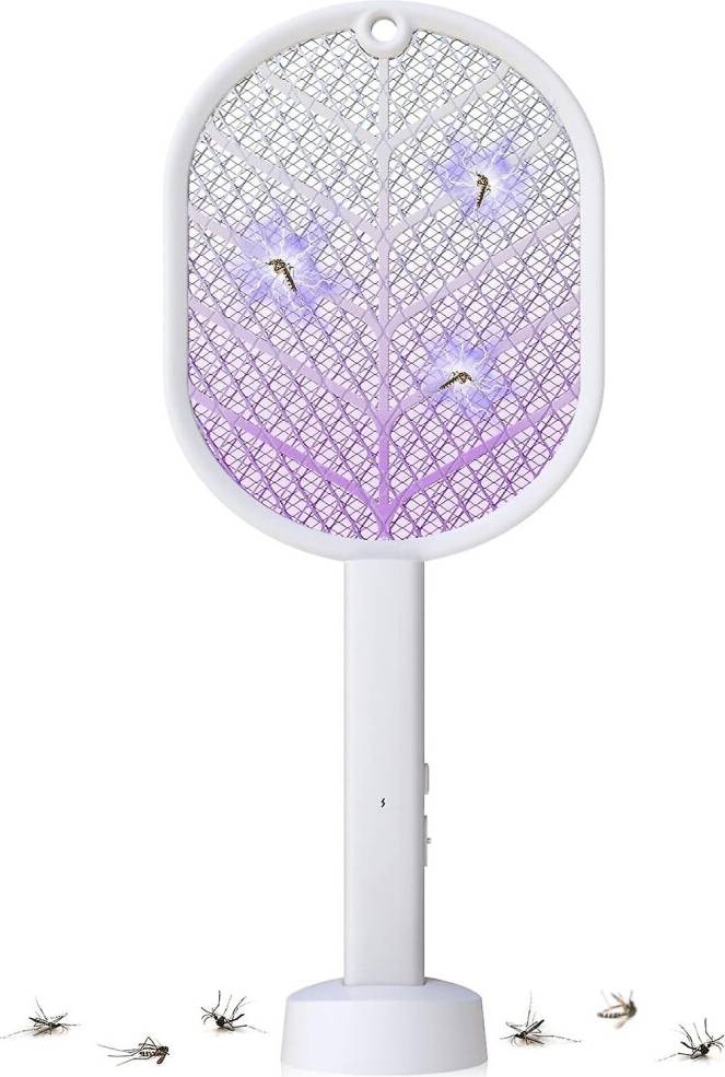 Kikidex Electric Insect Racket 2700V 3-Layer Dense Mesh