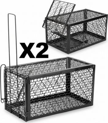 B&Q Humane Mouse Trap Cage Set 2 Pack