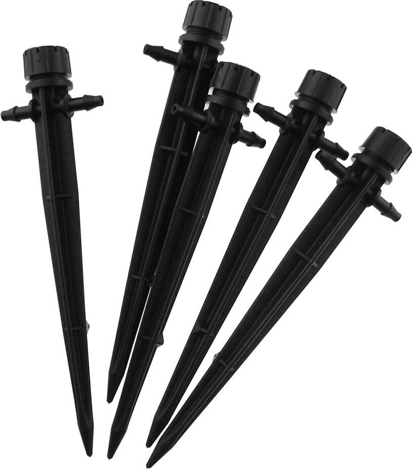 B2C Inline Adjustable Dripper On Spike 4mm Micro Irrigation Watering System